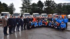 Belediye Ekipleri Kar Mesasisinde