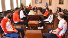 Başkan Zorluoğlu Olimpiyatlara Hazırlanan Sporcuları Ağırladı