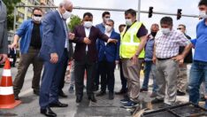 Başkan Zorluoğlu Altyapı Çalışmalarını Yerinde İnceledi