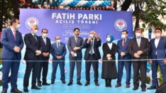Tarihi Fatih Parkı Bakan Kurum Tarafından Açıldı