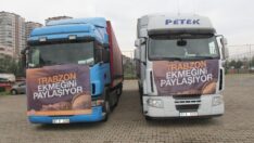 Depremzedelerin Ekmeği Trabzon’dan