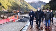 Uzungöl’deki Çalışmalar Devam Ediyor