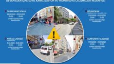 Altyapı Çalışmaları Nedeniyle Bazı Yollar Trafiğe Kapanacak