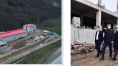 Başkan Zorluoğlu Ve Genel Müdür Uzun Et Kombinası İnşaatını İnceledi