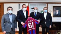 Trabzonspor Teknik Direktörü Avcı’dan Başkan Zorluoğlu’na Ziyaret