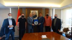 KTÜ Rektörü Prof. Dr. Hamdullah Çuvalcı’dan Nezaket Ziyareti