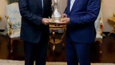 Kuzey Kıbrıs Türk Cumhuriyeti Cumhurbaşkanı Ersin Tatar’a Ziyaret