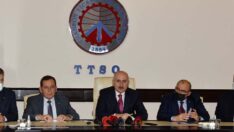 TTSO’nun Türkiye’ye değer katan projeleri Bakan Karaismailoğlu’na anlatıldı