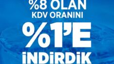 Büyükşehir Suda Kdv İndirimi Yaptı