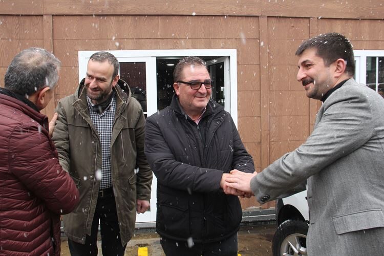 Başkanlar üyeleri ziyaret ettiler