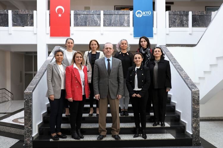 KAM Yönetimi KTÜ  Rektörünü Ziyaret Etti
