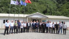 Zorluoğlu’ndan Arsin İçme Suyu İnşaatı Şantiyesine Ziyaret