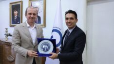 KKTC Trabzon Konsolosu Erek ÇAĞATAY, Rektörü Ziyaret Etti