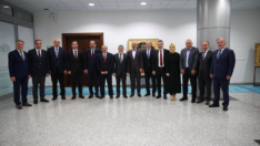 Rektör Prof. Dr. Hamdullah ÇUVALCI, Başkentte Bakanlarla Görüştü