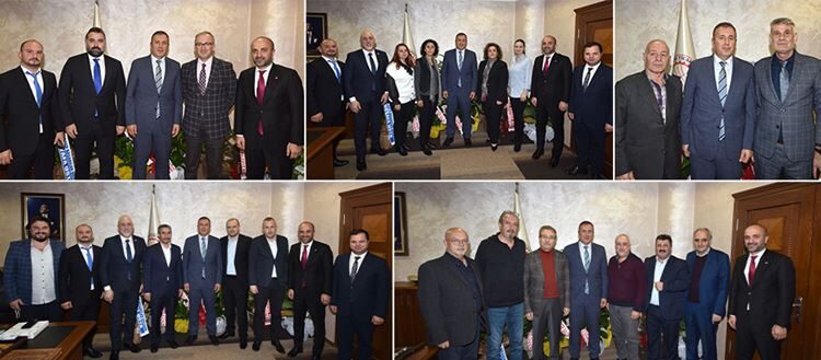 TTSO Başkanı Çelebi ve yönetime tebrik ziyaretleri
