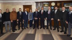 Trabzon Valisi İsmail Ustaoğlu TTSO’yu ziyaret etti