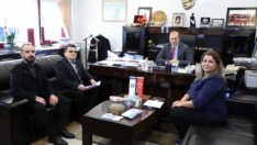 Trabzon İl Engelliler Meclisi Başkanı Yusuf ŞAFAK ve Beraberindeki Heyet, Rektörü Ziyaret Etti
