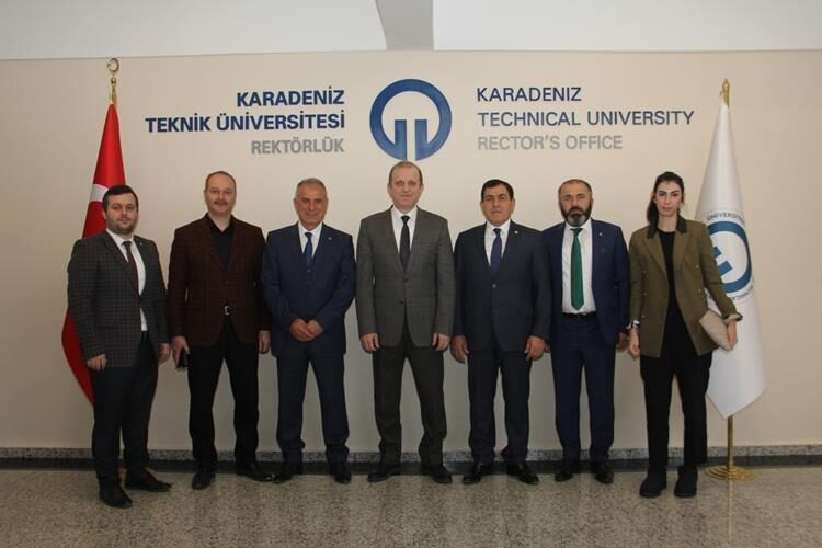 Trabzon Ticaret Borsası (TTB) Meclis Başkanı Nevzat ÖZER ve Beraberindeki Heyet, KTÜ de