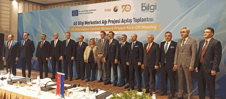 Başkan Çelebi, AB Bilgi Merkezleri Ağı Projesi açılış toplantısına katıldı