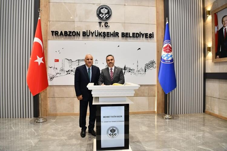 Sanayi Ve Teknoloji Bakanı Mehmet Fatih Kacır Büyükşehir’i Ziyaret Etti