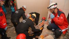 Büyükşehir’in Koordinesinde Nefes Kesen Tatbikat