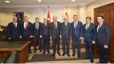 KKTC Cumhurbaşkanı Ersin Tatar TTSO’yu ziyaret etti
