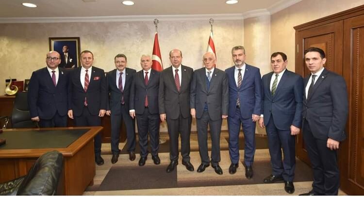 KKTC Cumhurbaşkanı Ersin Tatar TTSO’yu ziyaret etti