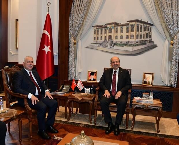 Kuzey Kıbrıs Türk Cumhuriyeti Cumhurbaşkanı Ersin Tatar, Valiliğimizi Ziyaret Etti