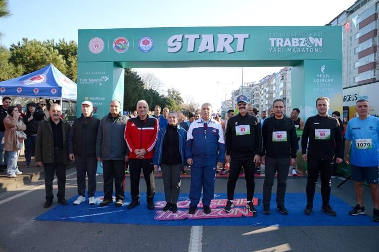 44. Uluslararası Trabzon Yarı Maratonu Koşuldu
