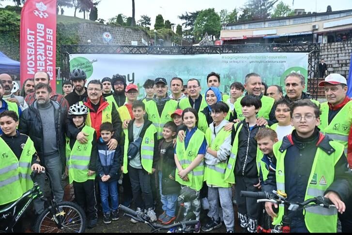 TRABZON’DA PEDALLAR SAĞLIK İÇİN ÇEVRİLDİ