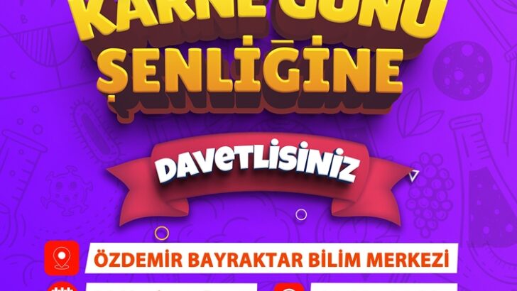 Büyükşehirden Eğlenceli Karne Günü