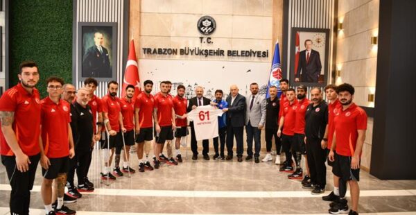 Ampute Milli Takımı’ndan Büyükşehir’e Ziyaret