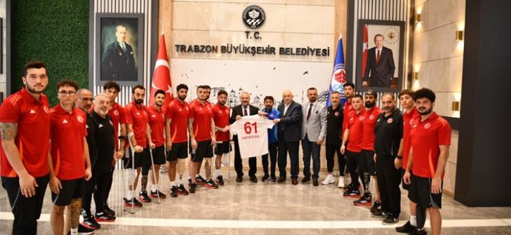Ampute Milli Takımı’ndan Büyükşehir’e Ziyaret
