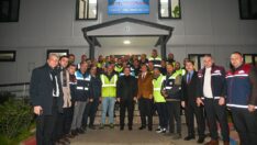 BAŞKAN GENÇ’TEN YILBAŞINDA GÖREV YAPAN PERSONELE ZİYARET